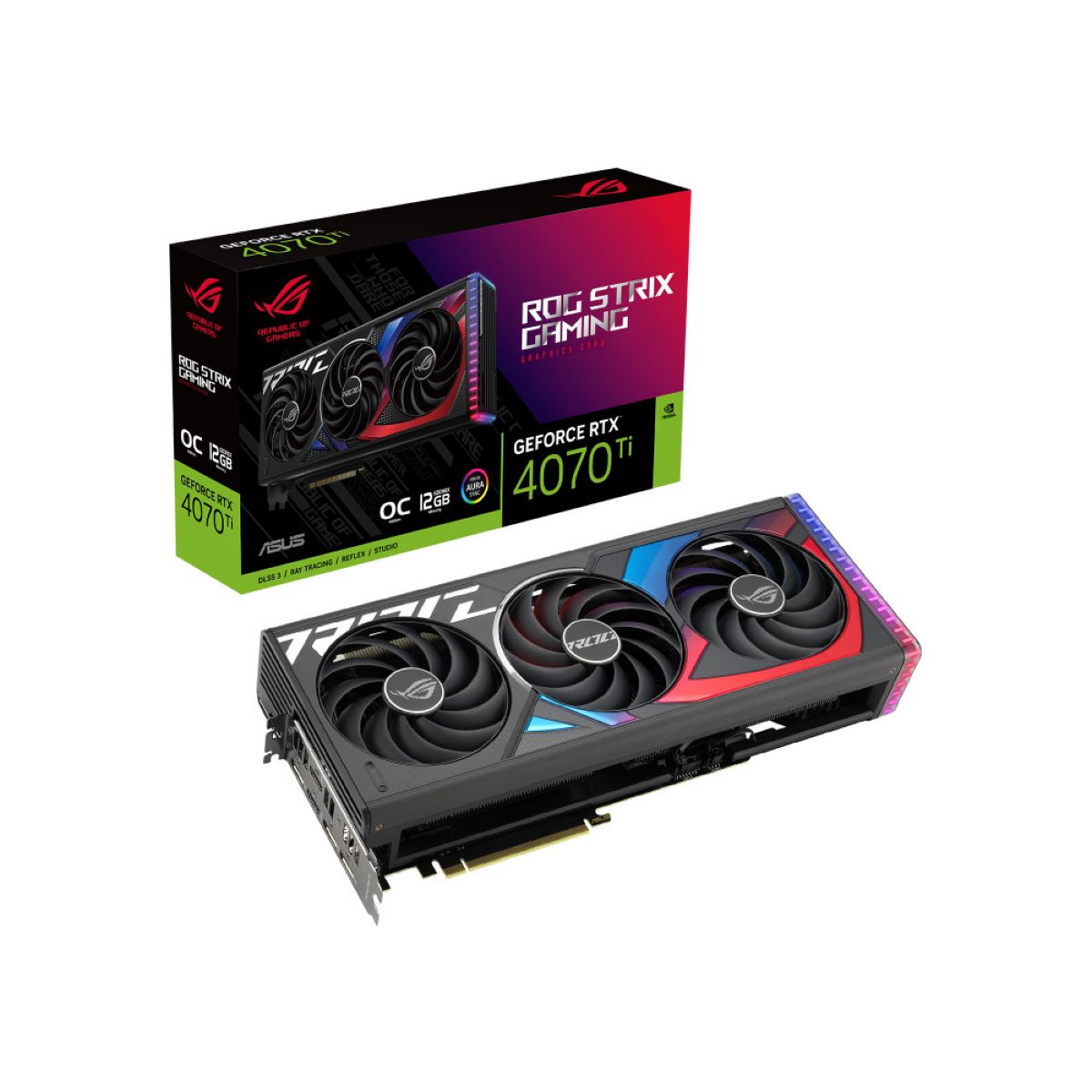 Tarj.Vga Asus Rog Strix OC Rtx 4070ti 12g