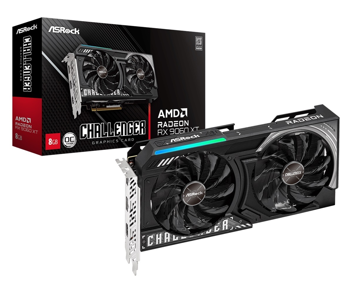 Tarjeta Video Asrock RX9060XT CL 8GO 8GB Memoria GDDR6